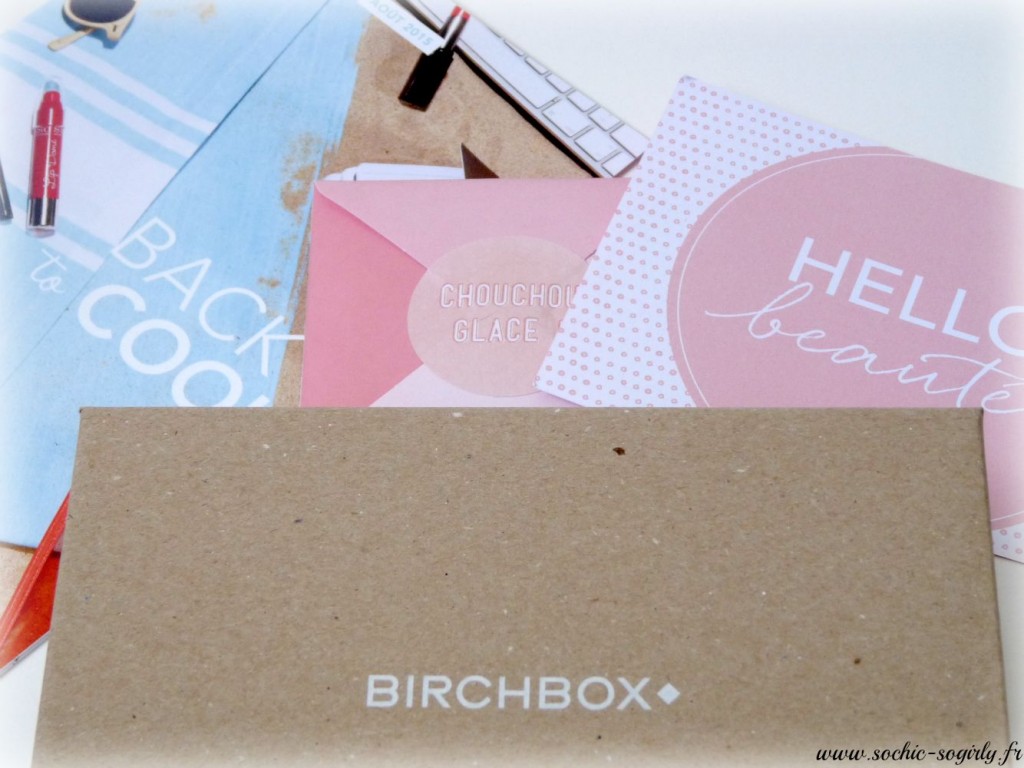 Birchbox août 2015