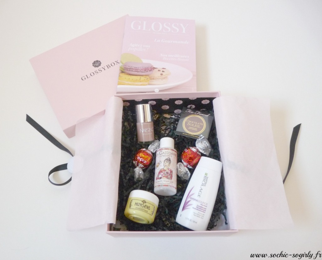 glossybox octobre 2015