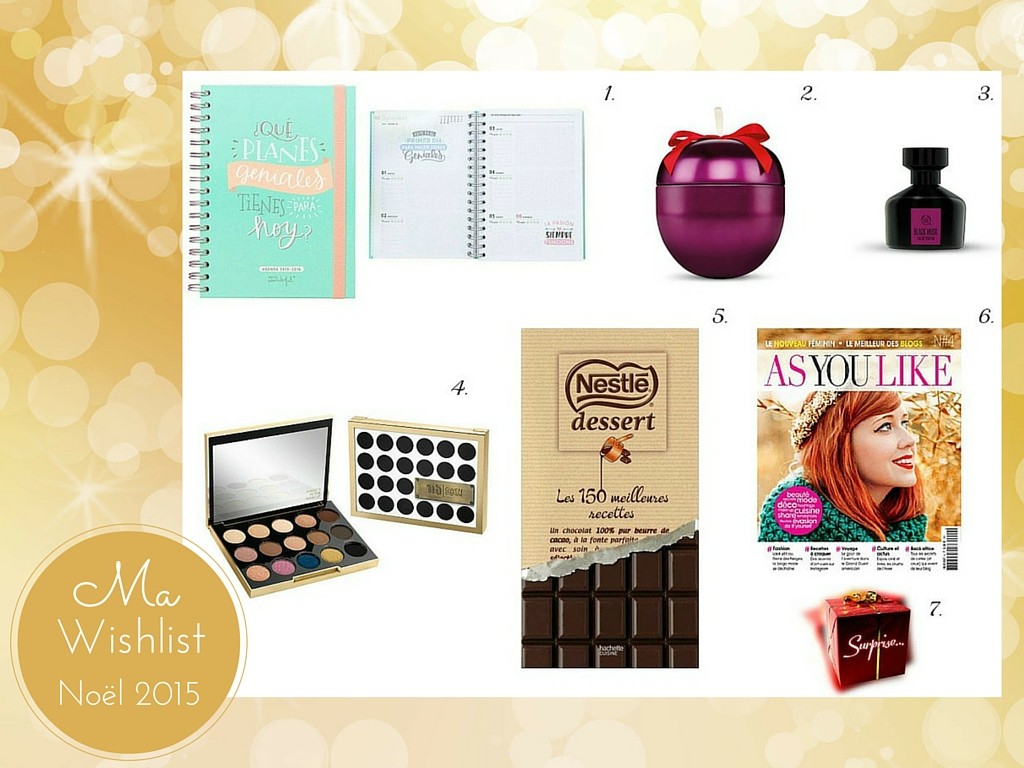 Wishlist Noël 2015