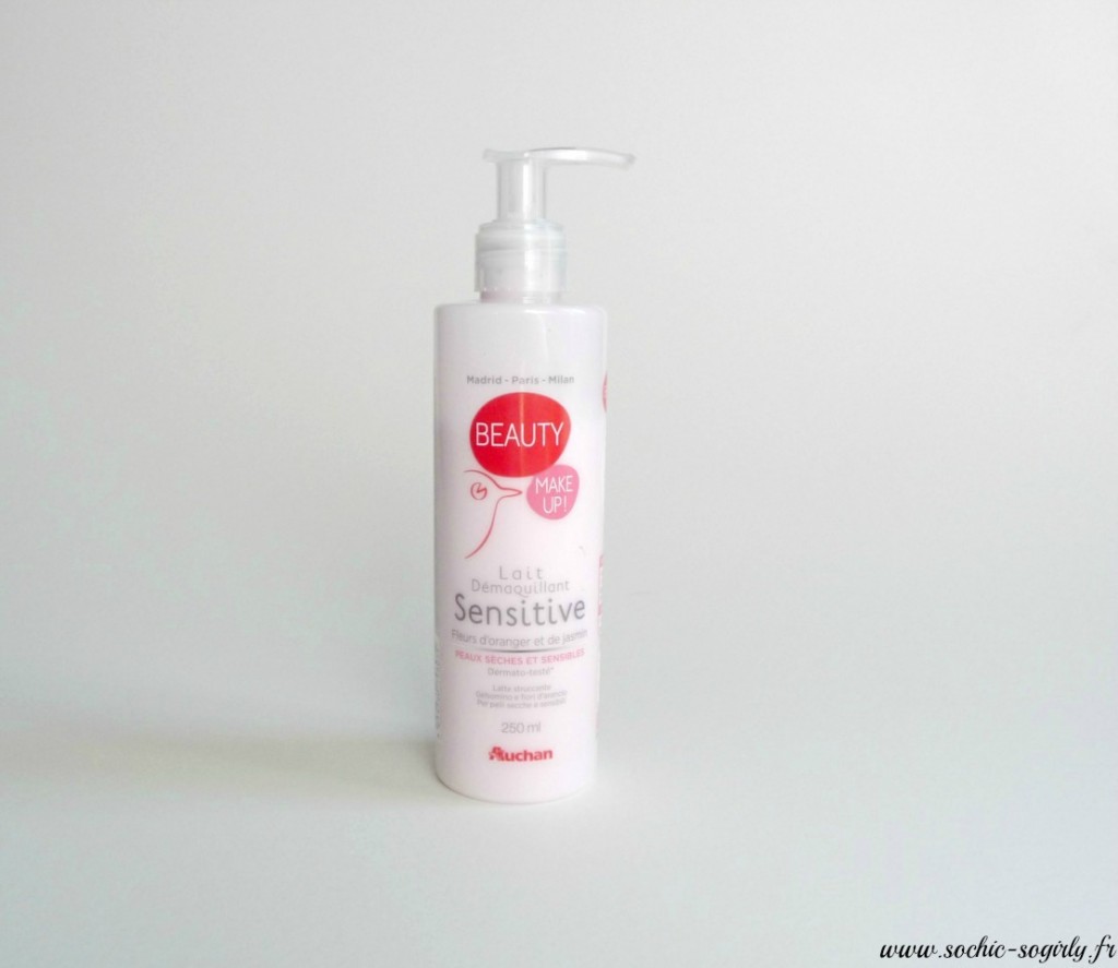 lait demaquillant auchan beauty makeup1