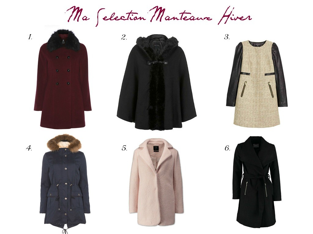 selection manteaux hiver