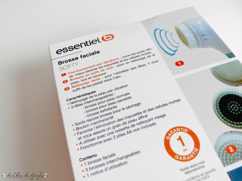 Brosse faciale essentiel B 3