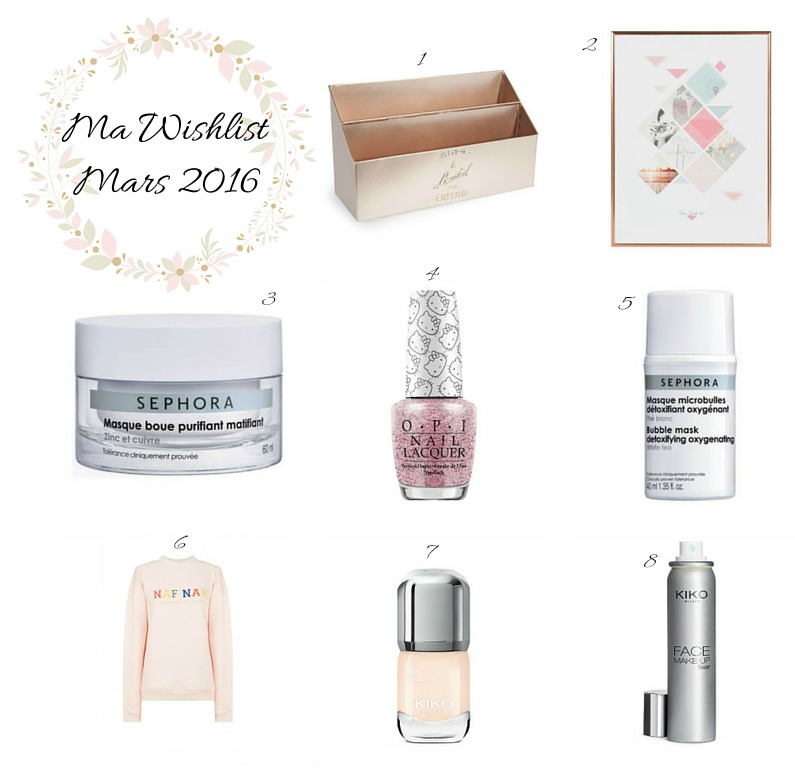 Ma Wishlist Mars 2016