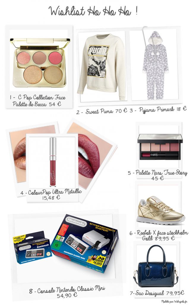wishlist de noel 2016