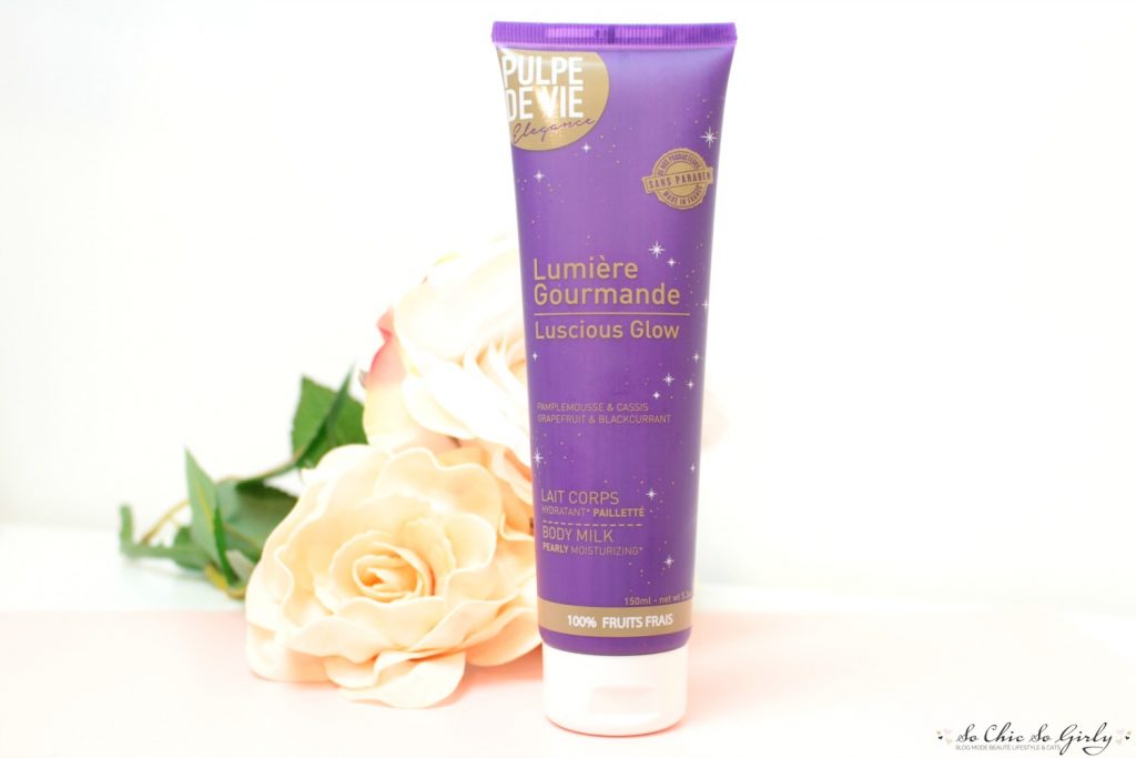 lait hydratant pulpe de vie