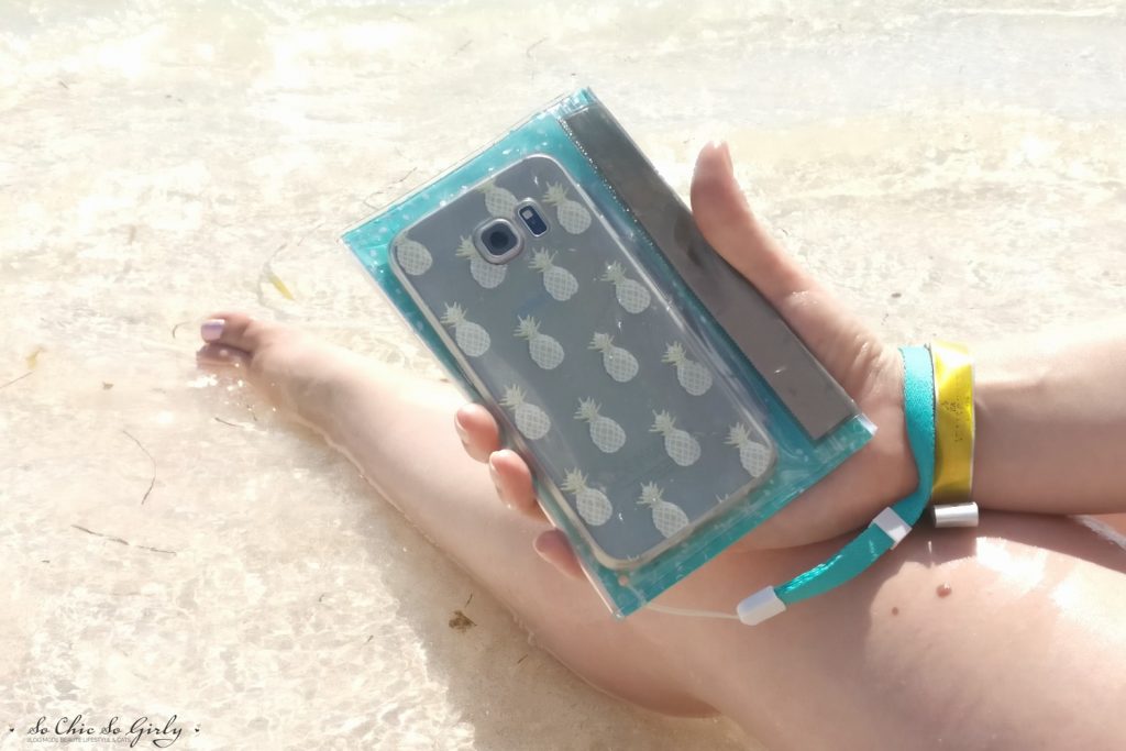 pochette pour smartphone mer