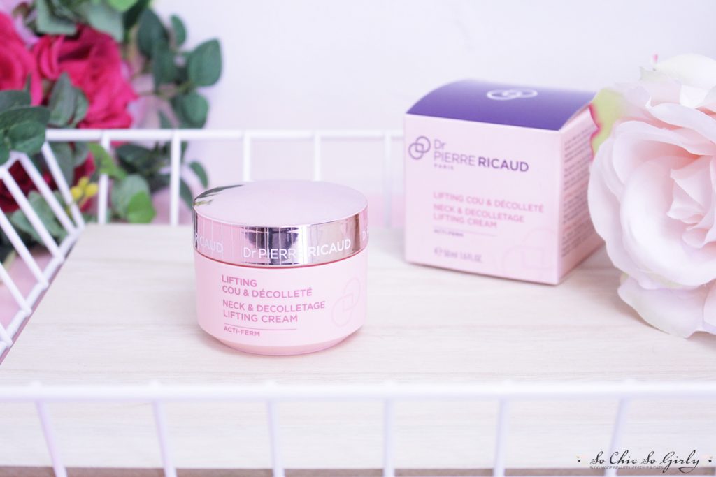 crème lifting cou et décolleté Dr Pierre Ricaud