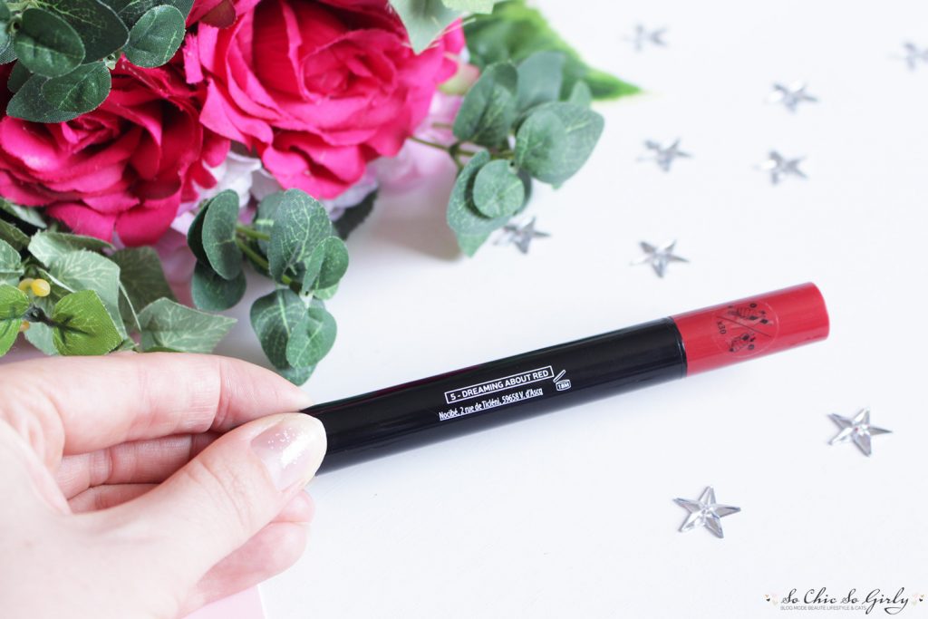 Heaven Lipstick n°5 : Dreaming about red