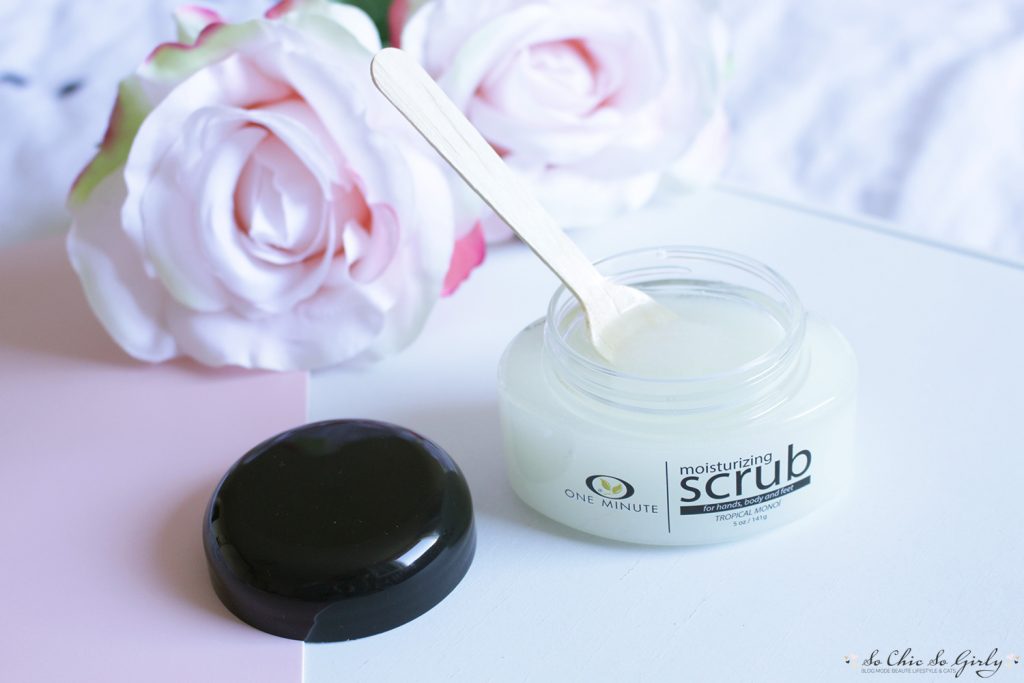 One Minute exfoliant corps