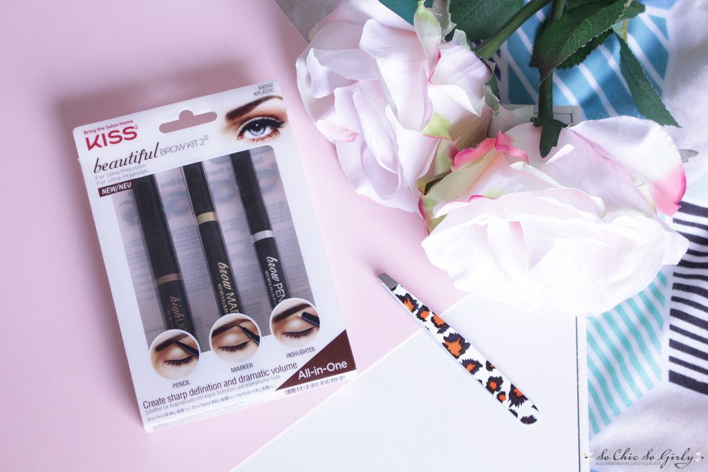des sourcils parfaits avec le Beautiful Brow Kit 2 de kiss