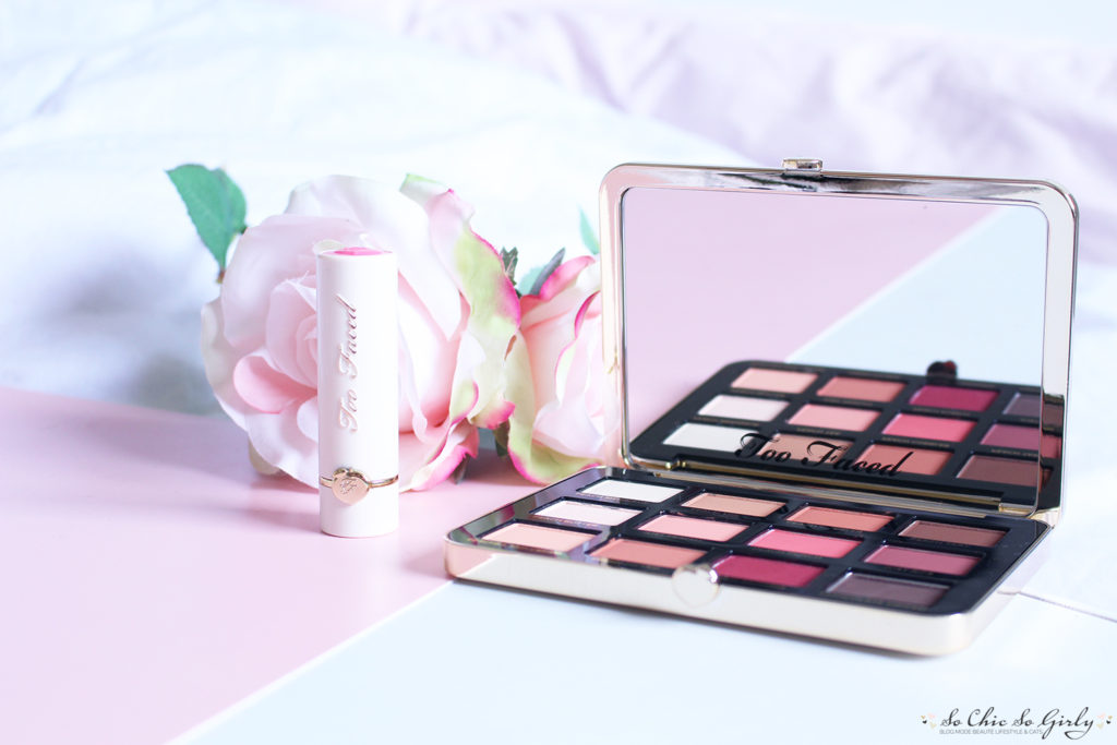 Peaches and Cream : la palette et le rouge à lèvres de Too Faced