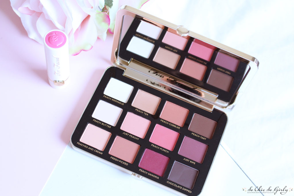 Peaches and Cream : les fards de la palette