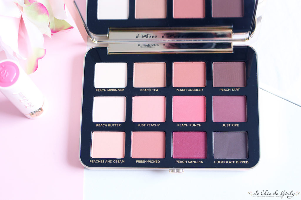 Peaches and cream : les fards de la palette en détail