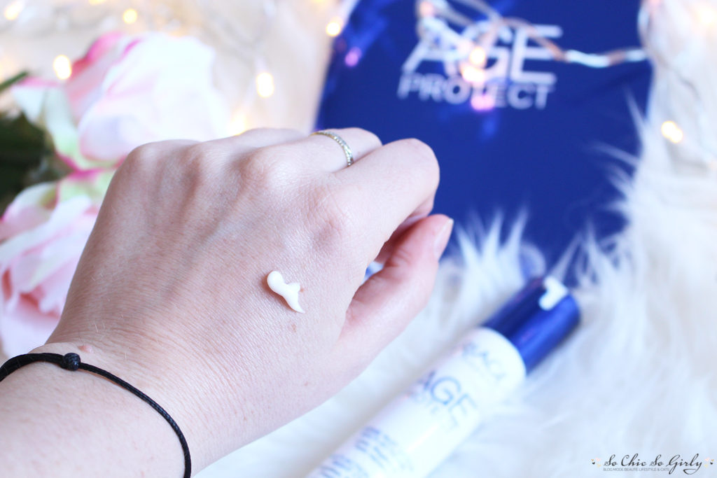 texture du soin nuit detox Age Protect