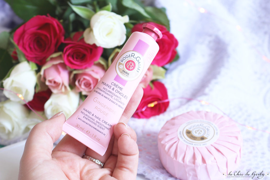 crème mains Gingembre Rouge de Roger et Gallet