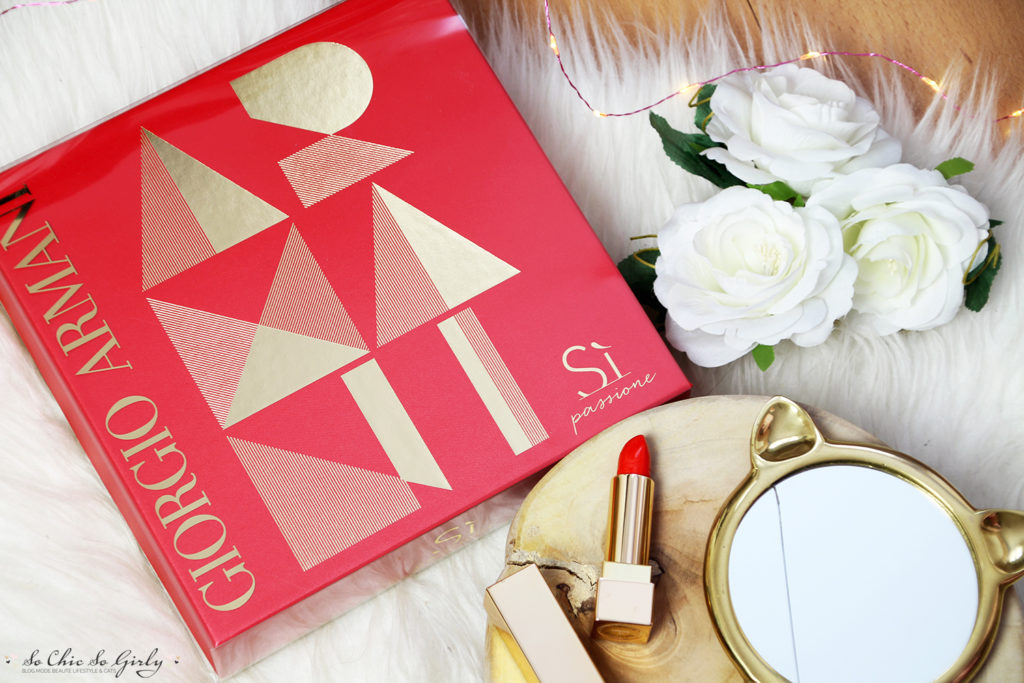 coffret parfum si passione Giorgio Armani