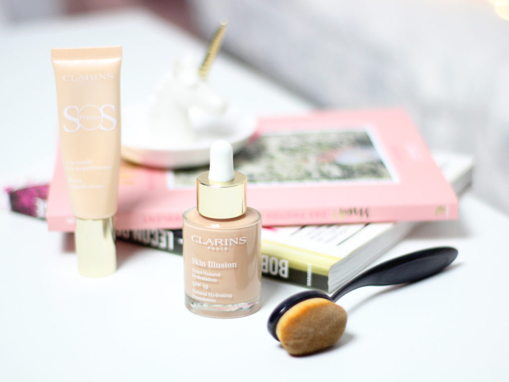 Fond de teint Skin Illusion de Clarins teint effet peau nue