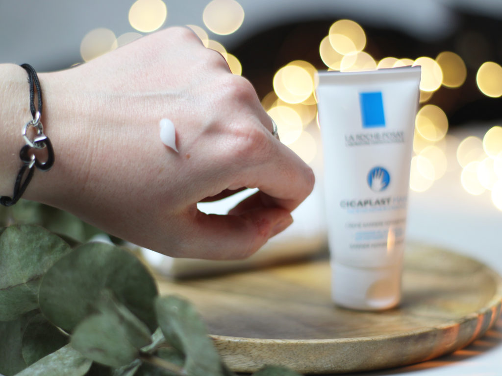 Texture baume mains Cicaplast de La roche Posay 