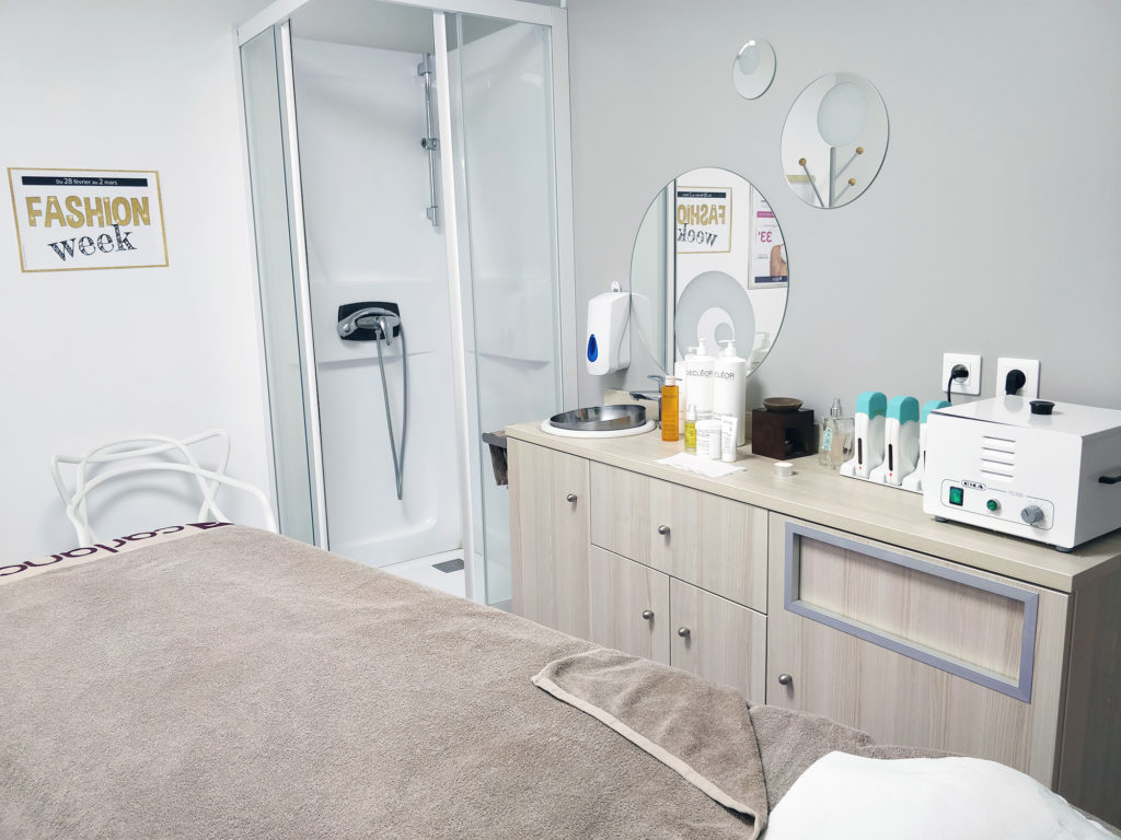 cabine soins de l'institut carlance
